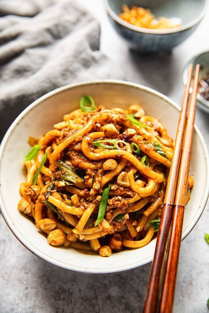 Vegan Dan Dan Noodles (Chinese Street Food!)