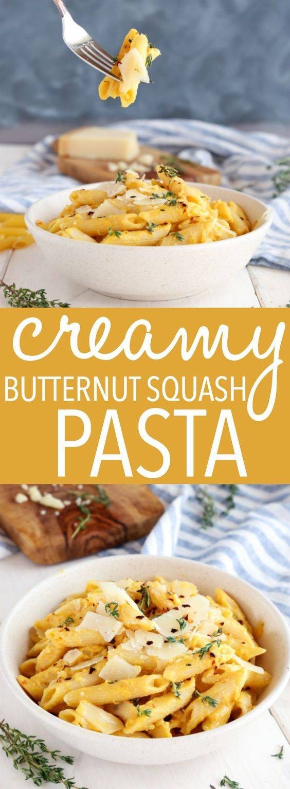 Creamy Butternut Squash Pasta