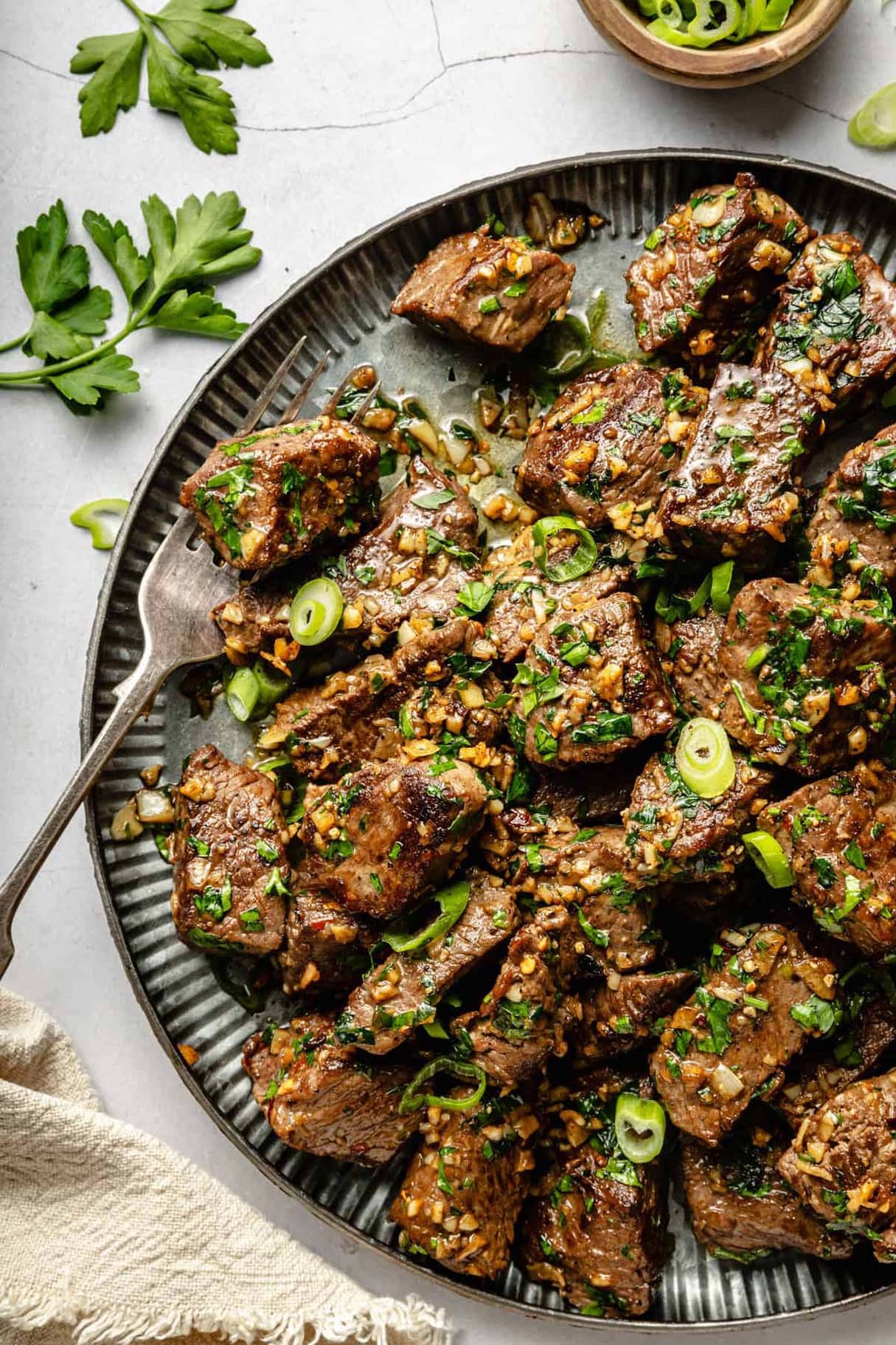 Garlic Butter Steak Bites from Best Cut of Steak