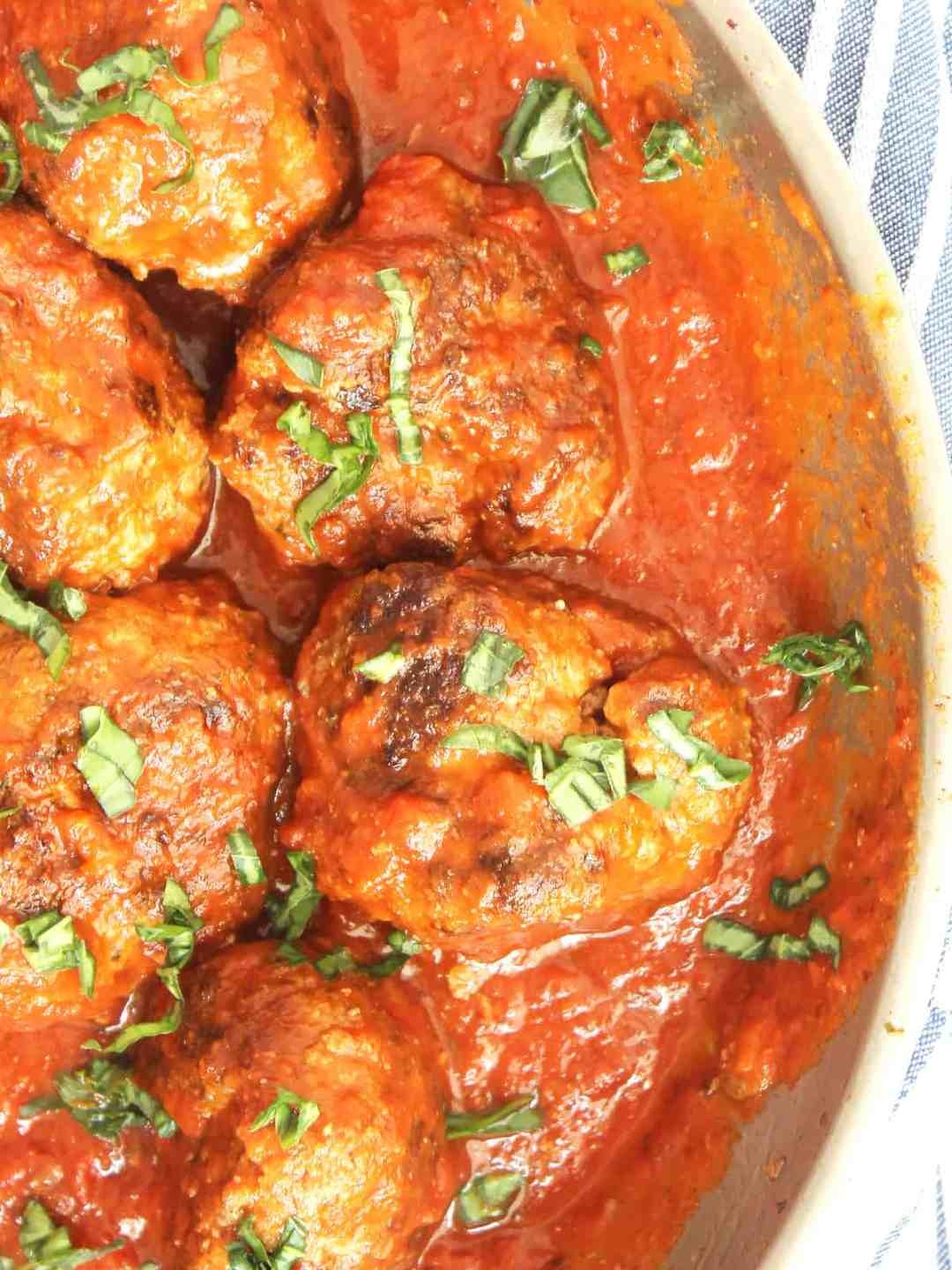 Bison Meatballs