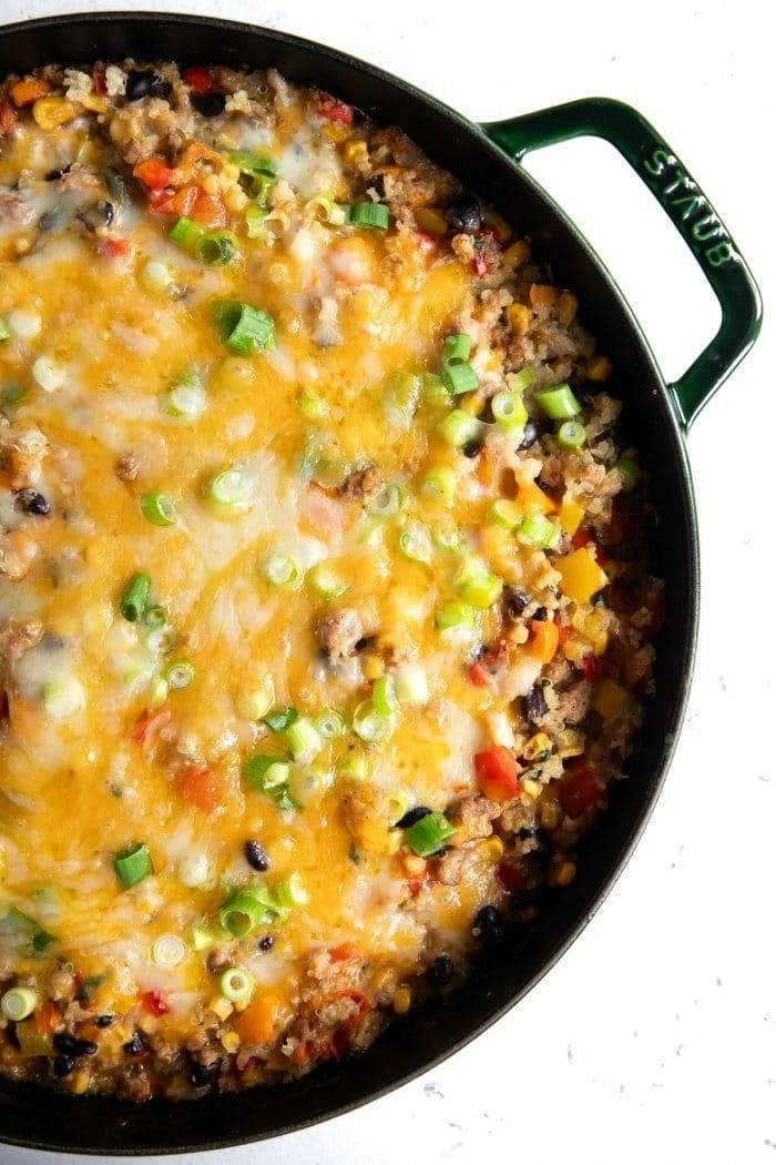 Easy Mexican Quinoa Casserole Recipe (One Pan)