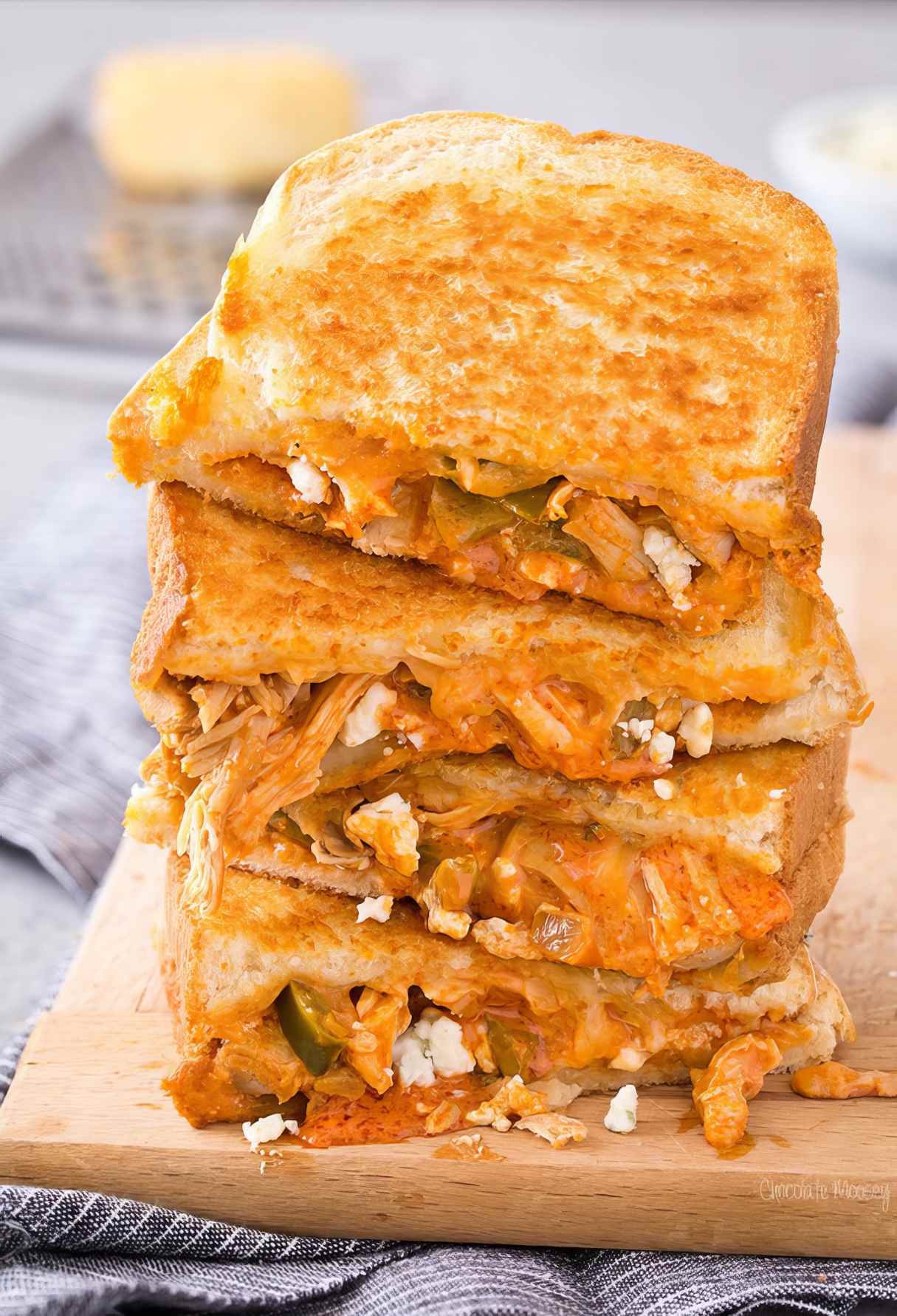 Buffalo Chicken Grilled Cheese Recipe