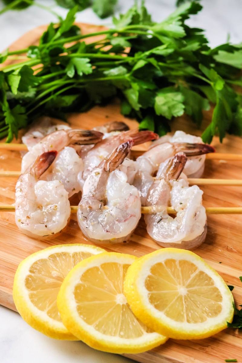 Delicious Grilled Lemon Garlic Shrimp