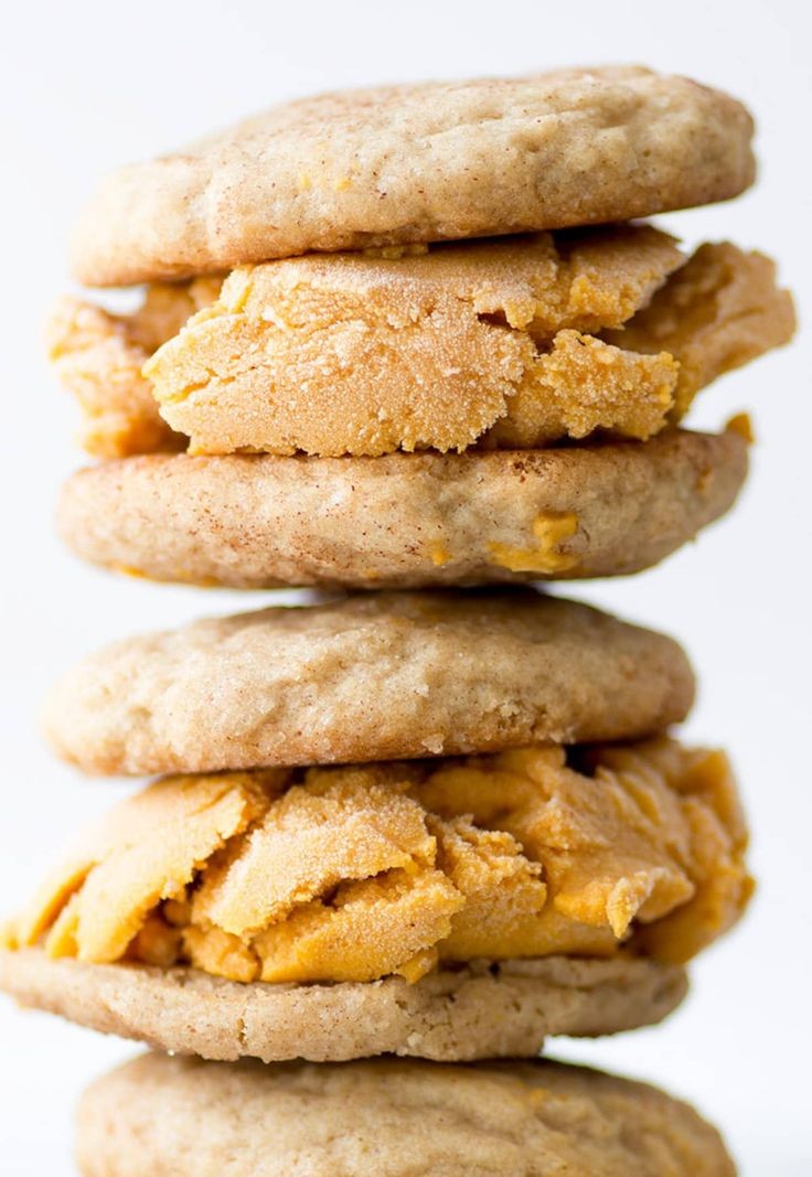 Pumpkin Snickerdoodle Ice Cream Sandwich