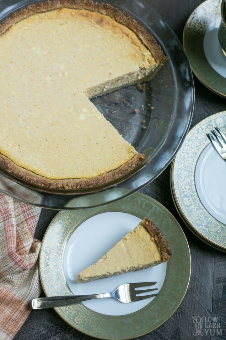 Recipe 4. Low-Carb Thanksgiving Pumpkin Cheesecake