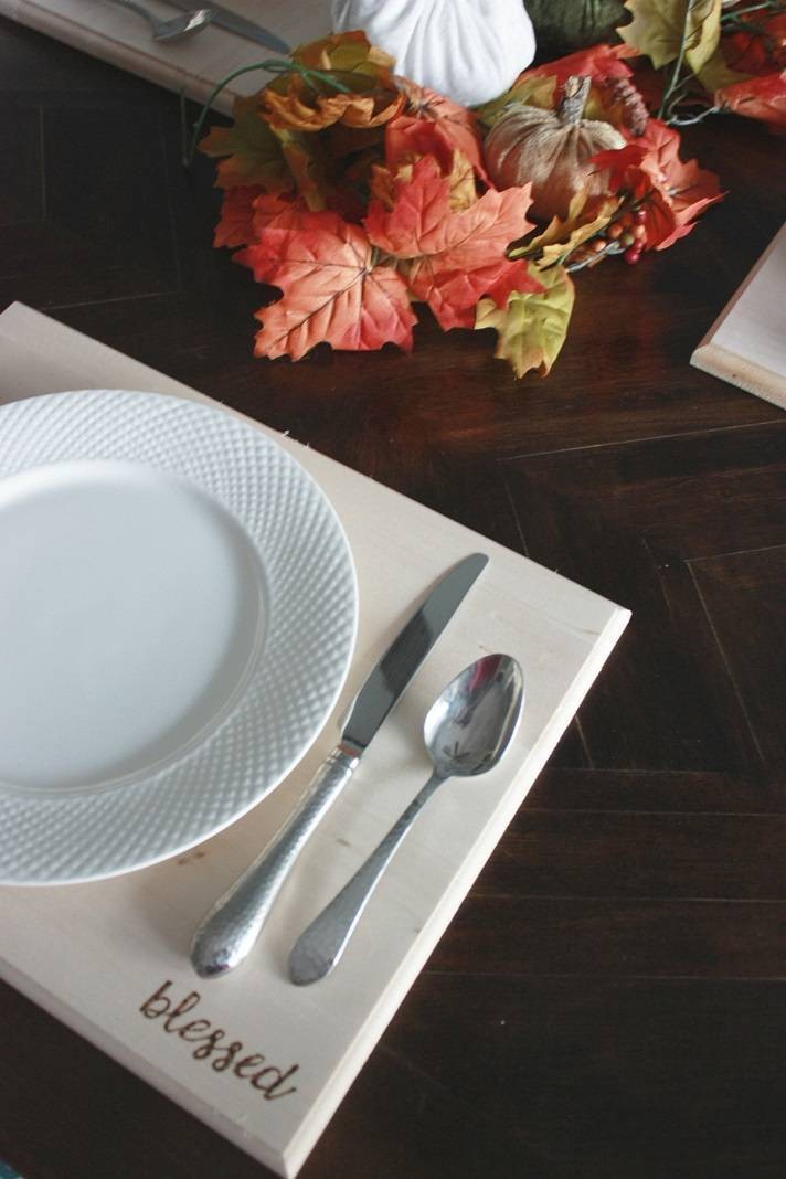 DIY Wood Placemats