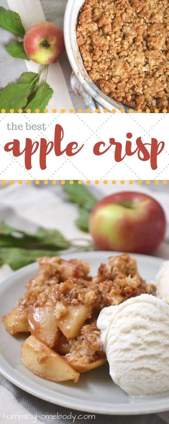 Perfectly Crumbly Apple Crisp