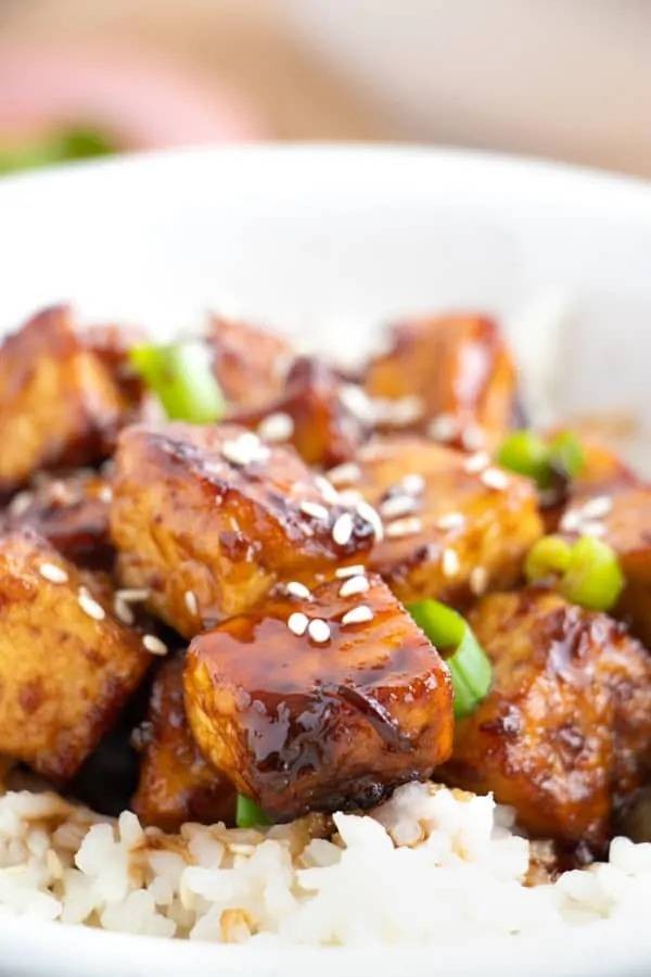 Asian Vegan Teriyaki Crispy Tofu Recipe