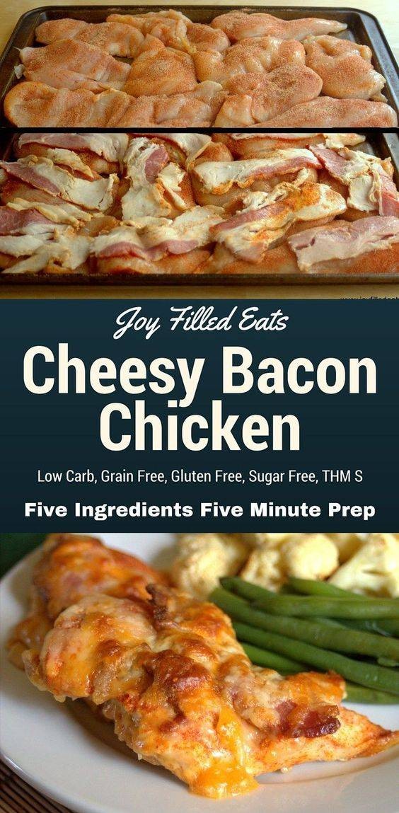 Easy Cheesy Bacon Chicken