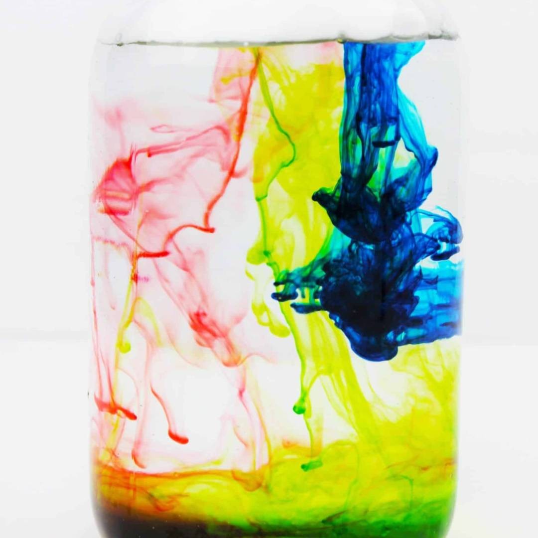 Shaving Cream Rain Cloud in a Jar STEM Experiment