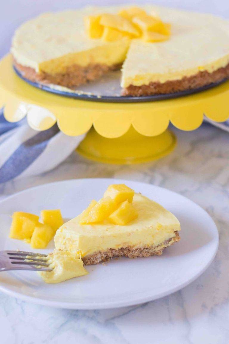 Hawaiian Mango Mousse Cake